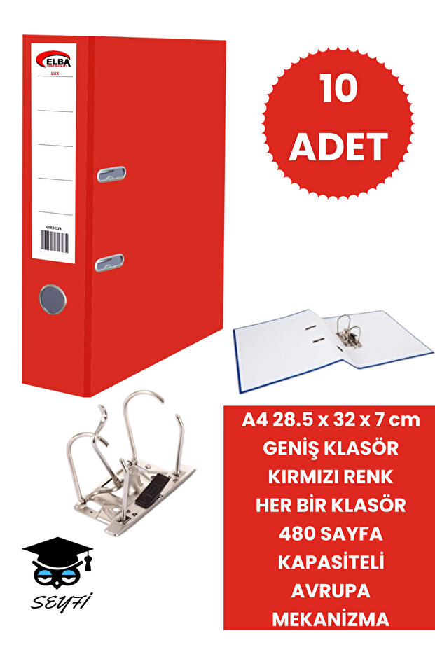 Office Binder Double Ring European Metal Mechanism Narrow and Wide Folder in Various Colors and Quantities