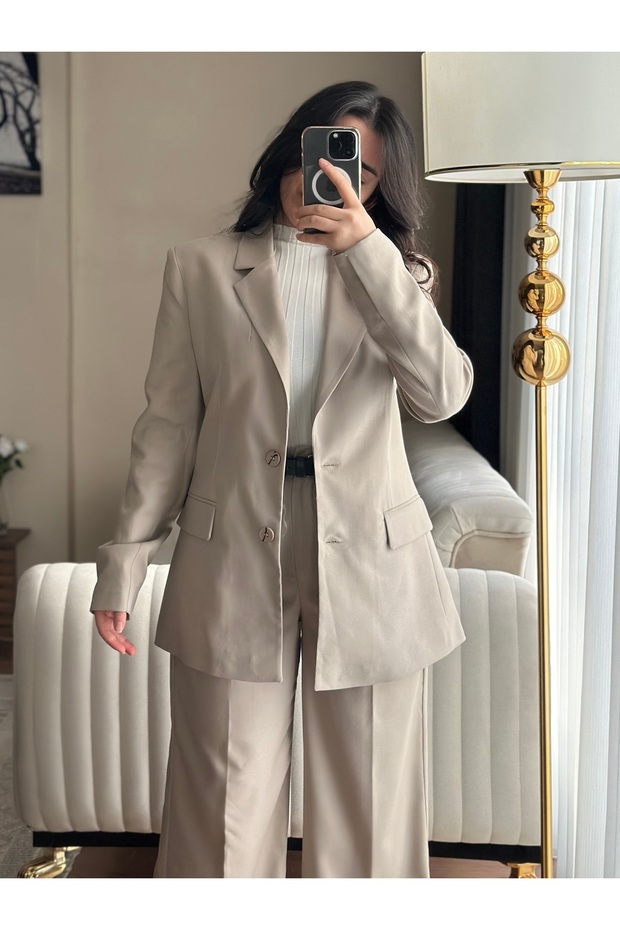 Slim Fit Blazer Ceket - 5