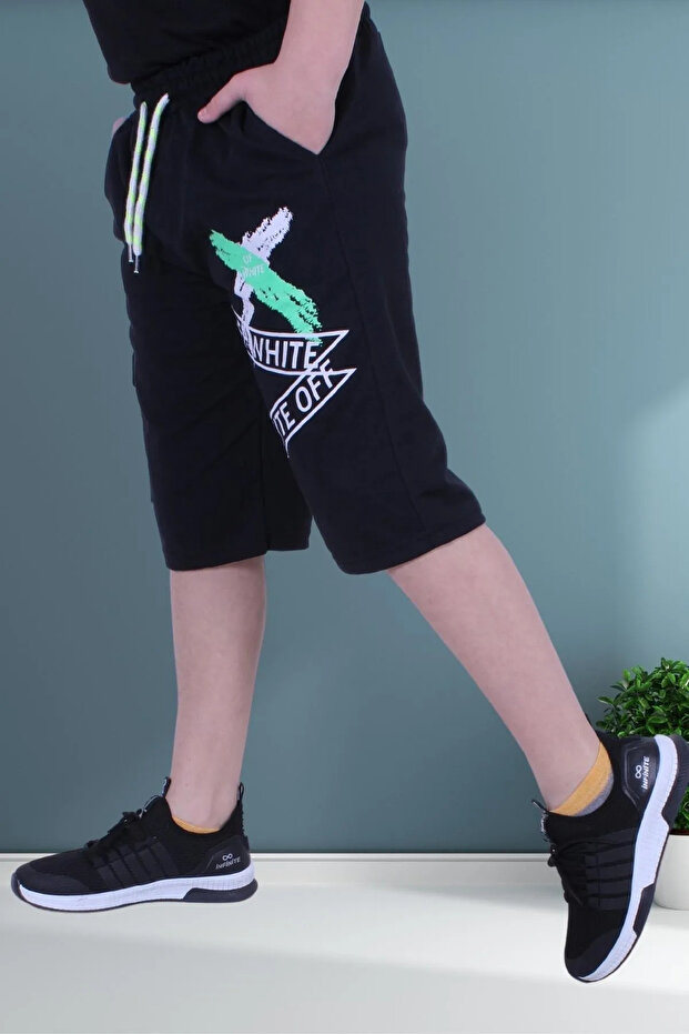 Boy X Printed Capri - 2