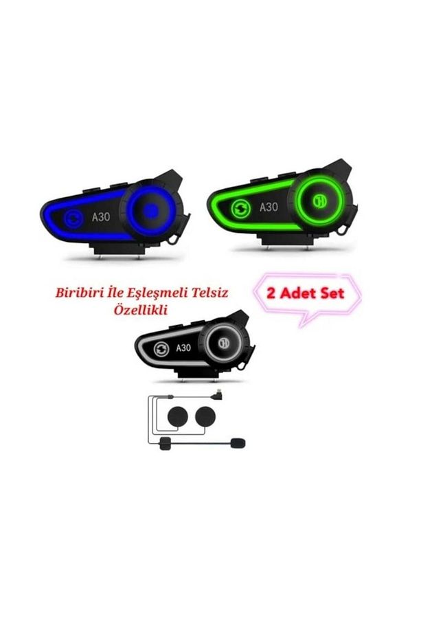 A30-2X Bluetooth Intercom Seti - 3