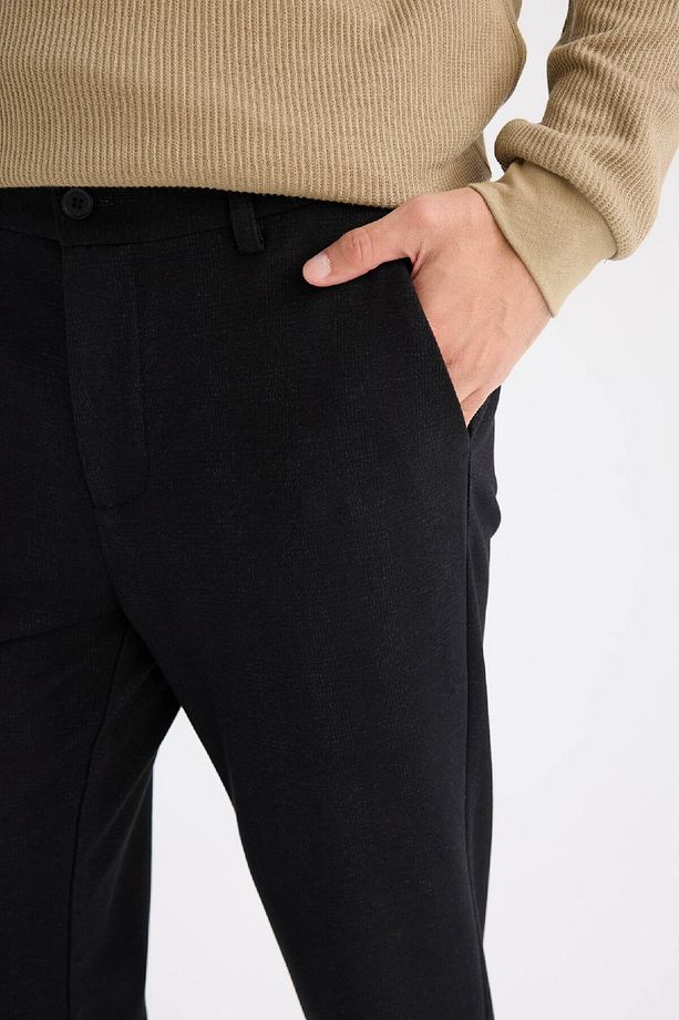 Tailored Regular Fit Normal Kesim Kumaş Pantolon Basic Düz Cepli D9081ax24wn - 6