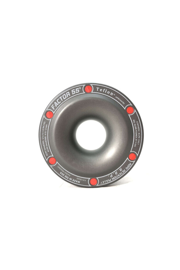 Winch Rope Retention Pulley - Grey