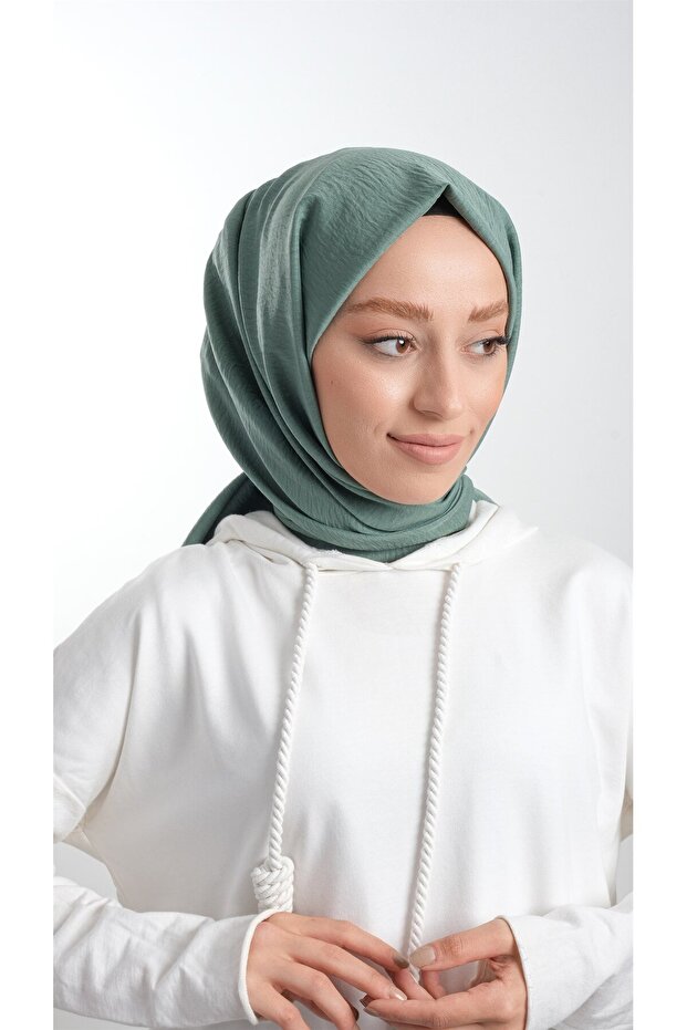 Oil Green Plain Classic Wrap Cotton Jazz Plain202105_19