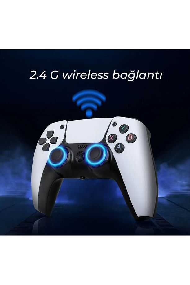 Kablosuz Çift Kol Atari Retro Oyun Game Stick 2.4g Uyumlu Y5 - 2