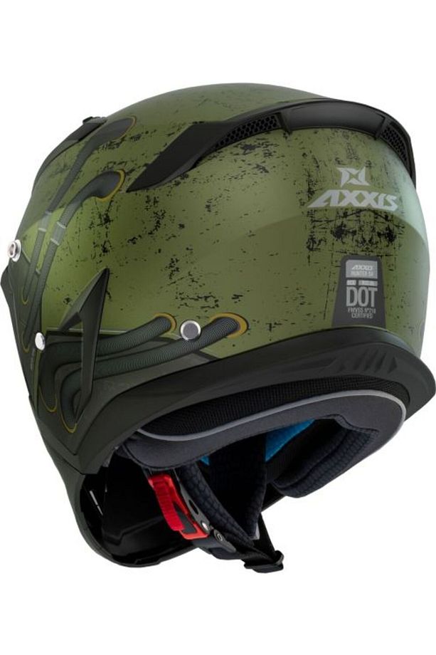 Axxıs Hunter Sv Toxıc C6 Motosiklet Kask M (Siyah Vizör Hediyeli) - 3