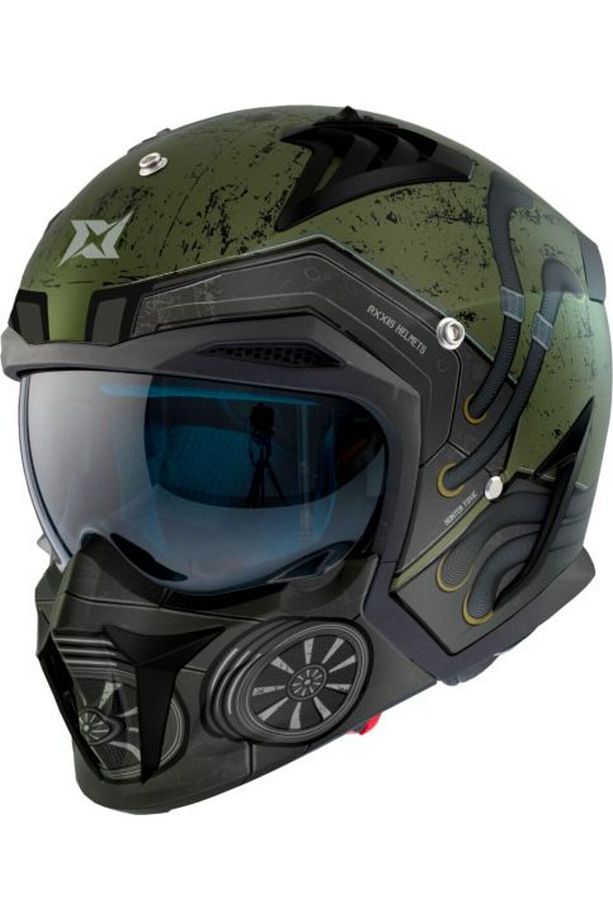 Axxıs Hunter Sv Toxıc C6 Motosiklet Kask M (Siyah Vizör Hediyeli) - 1