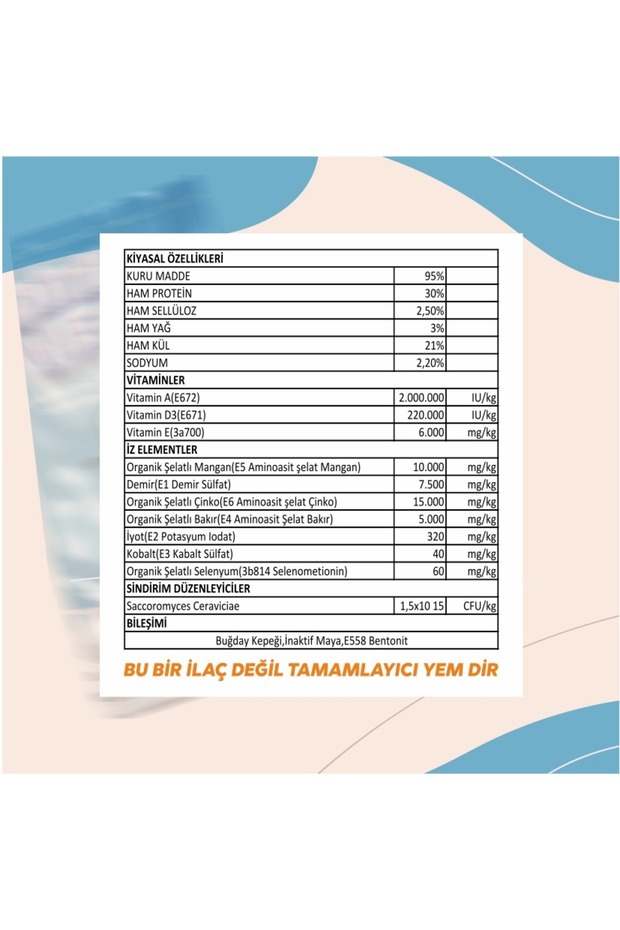 Mega - Süt Yem Katkı Maddeleri - 3