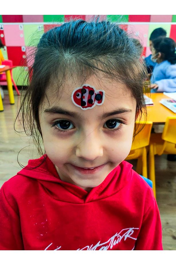 2 Paket Sticker Şeklinde Çocuk & Bebek Için Yapışkanlı Ateş Ölçer - 6