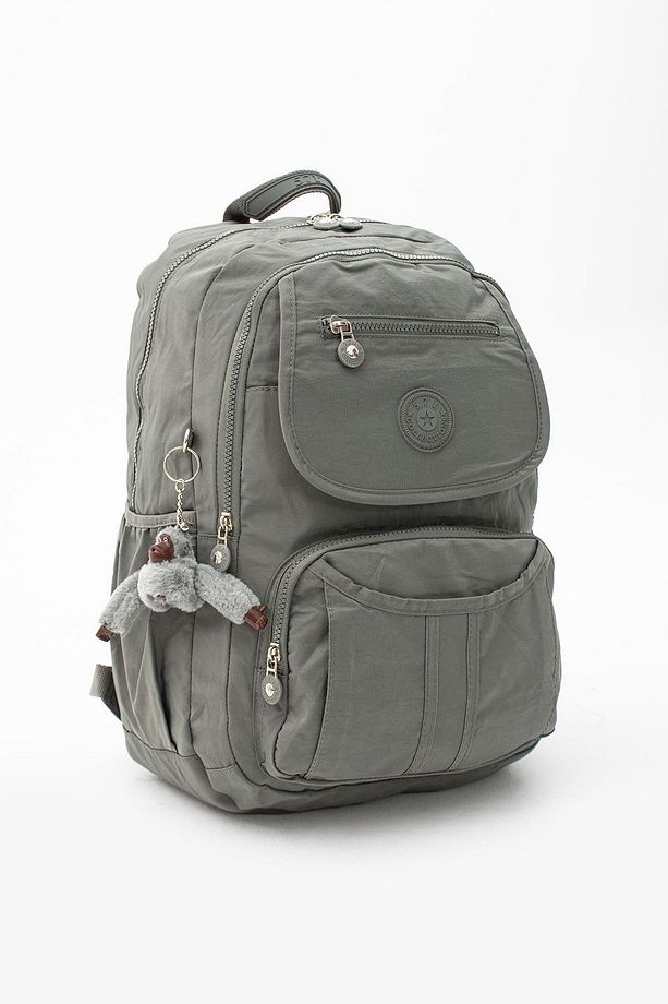 Ultra Hafif Çok Cepli Su Geçirmez Sırt Çantası Unisex Gri (Model: 571-2E) - 5