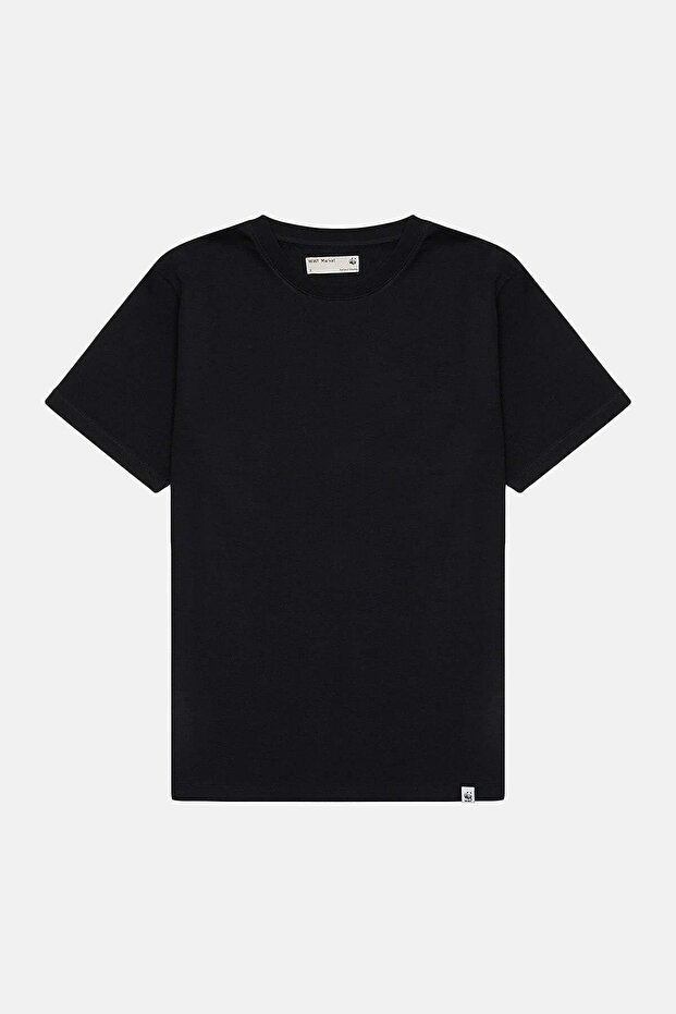 Tricou negru Basic Supreme - 1