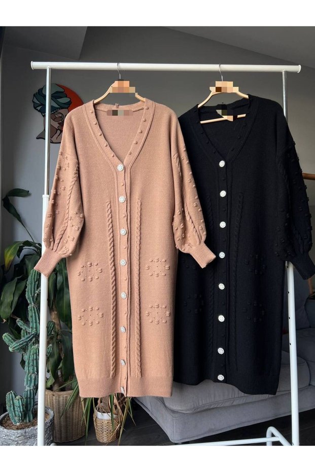 Tcn-3470 Knitwear Long Cardigan