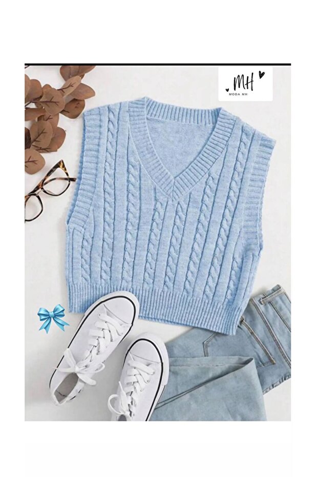 MODA MH Saçörgü Süveter - 1