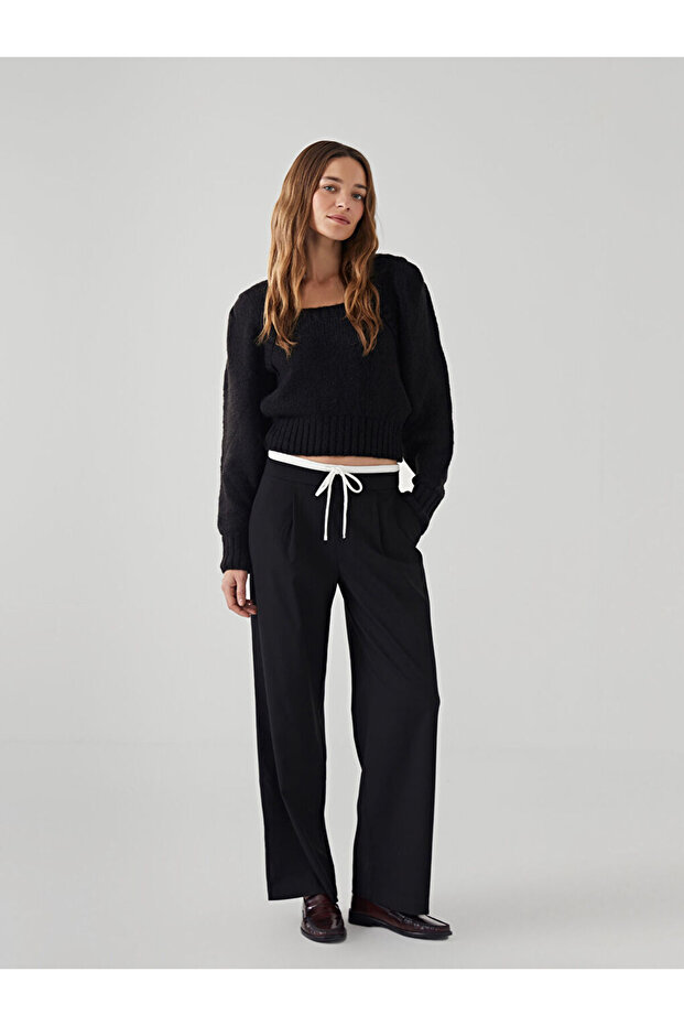 LCW Beli Lastikli Kadın Pantolon - 1