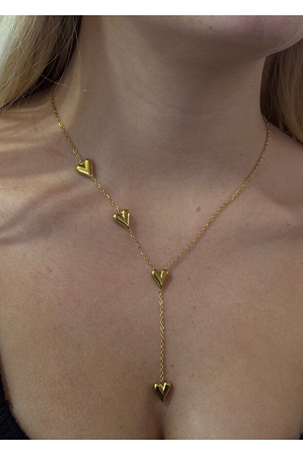 Y Heart Necklace