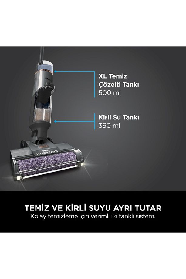 Hydrovac Pro Islak&kuru Şarjlı Silme ve Süpürme Makinesi Xl Shark Ninja - 5