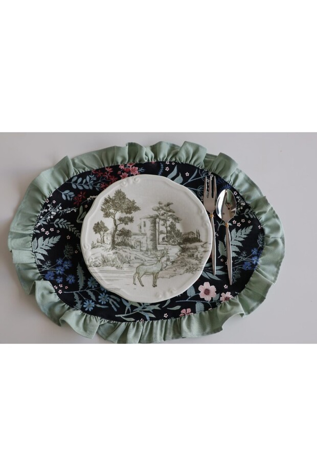 amerikan servis oval 2 adet - 7
