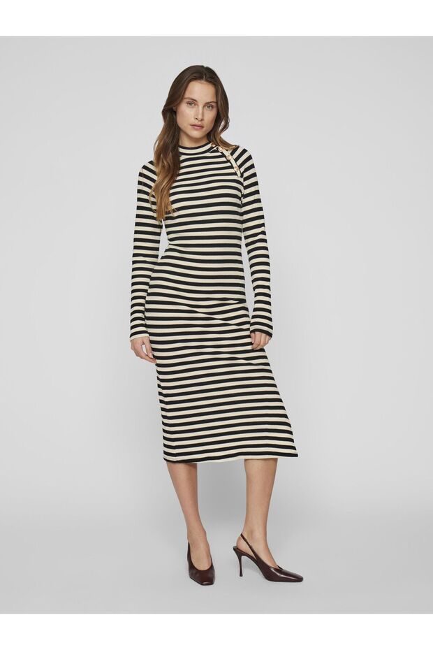 Maxikleid Yüksek Boyun - 1