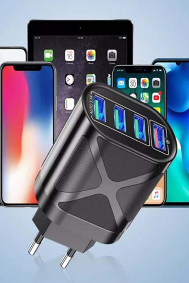 Z7 Universal Çoklu Şarj Adaptörü -4 Port - 7