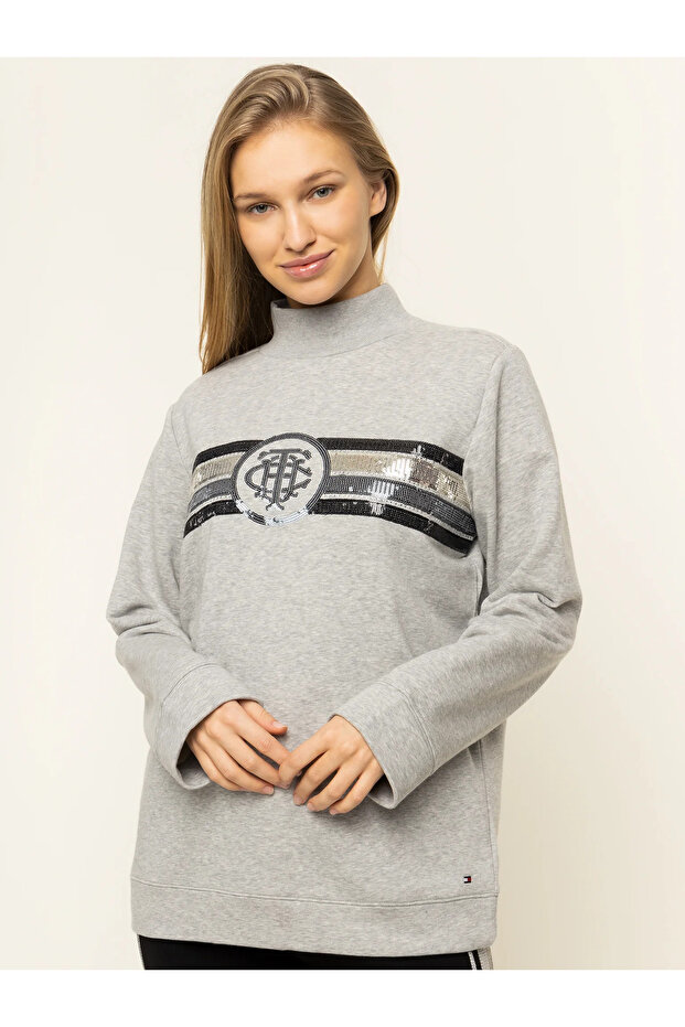 Pam Mock Regular Fit Organic Cotton Women's Sweatshirt