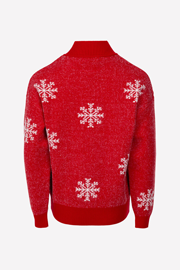 Deer Patterned Sweater - 2