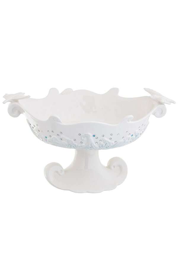 طبق تقديم سيراميك مع قاعدة - 1