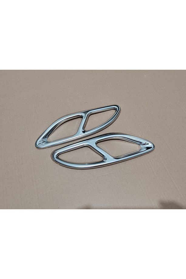 W205 Egzoz Ucu - W205 Çift Çıkış Egzoz ucu C180 C200D - 5