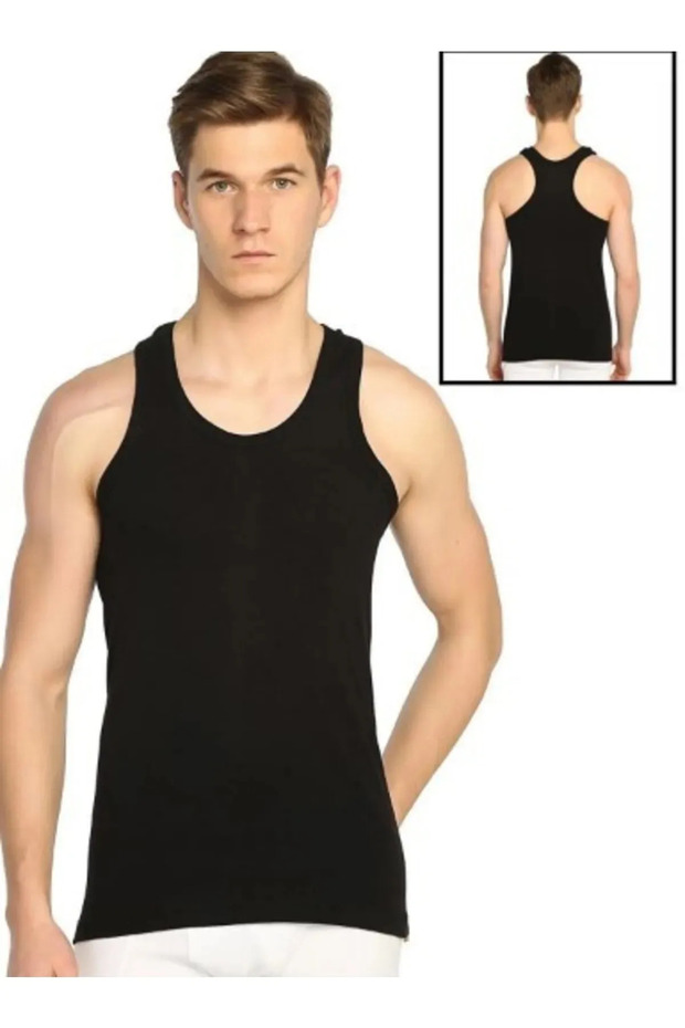 Men's Sports Rib Tank Top 3-Piece Deal Pack – 100% Cotton, Soft and Breathable