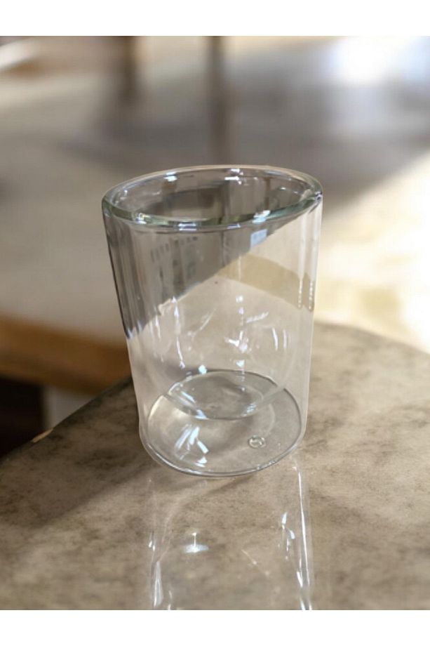 Çift Cidarlı Cam,Kahve,Latte,Ekspresso,Meşrubat 250 ML Bardak Seti 4 Adet 2127 - 3
