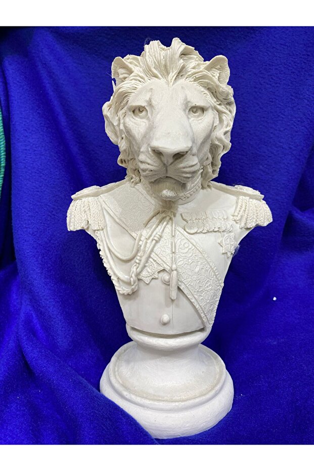 boyanabilir general aslan büst biblo