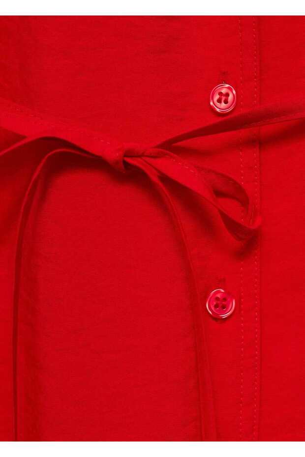 Cepli gömlek elbise - 5