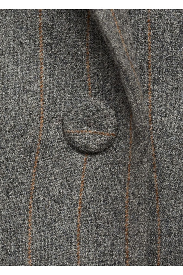 Saf yün blazer ceket - 4