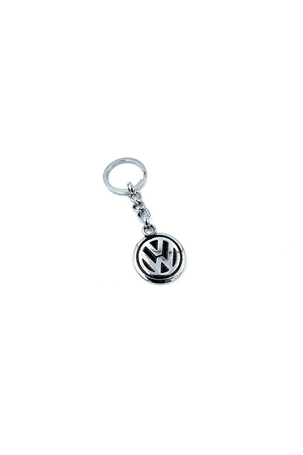 Vw New Design Black Metal Keychain - Volkswagen Compatible Metal Keychain