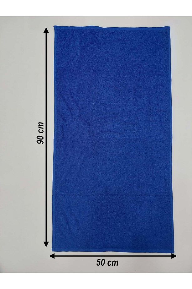Royal Mavi Berber Havlusu Kuaför Havlusu Sporcu Havlusu Yüz Havlusu Baş Havlusu 50x90 Cm 3 Adet - 5