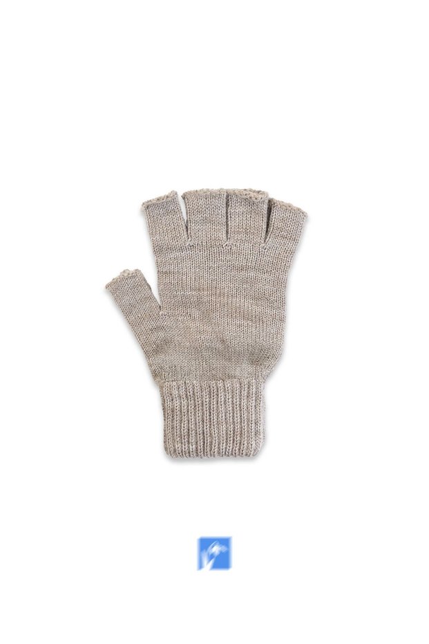 New Autumn and Winter, Solid Color Windproof Acrylic Cut Finger Gloves for Adult