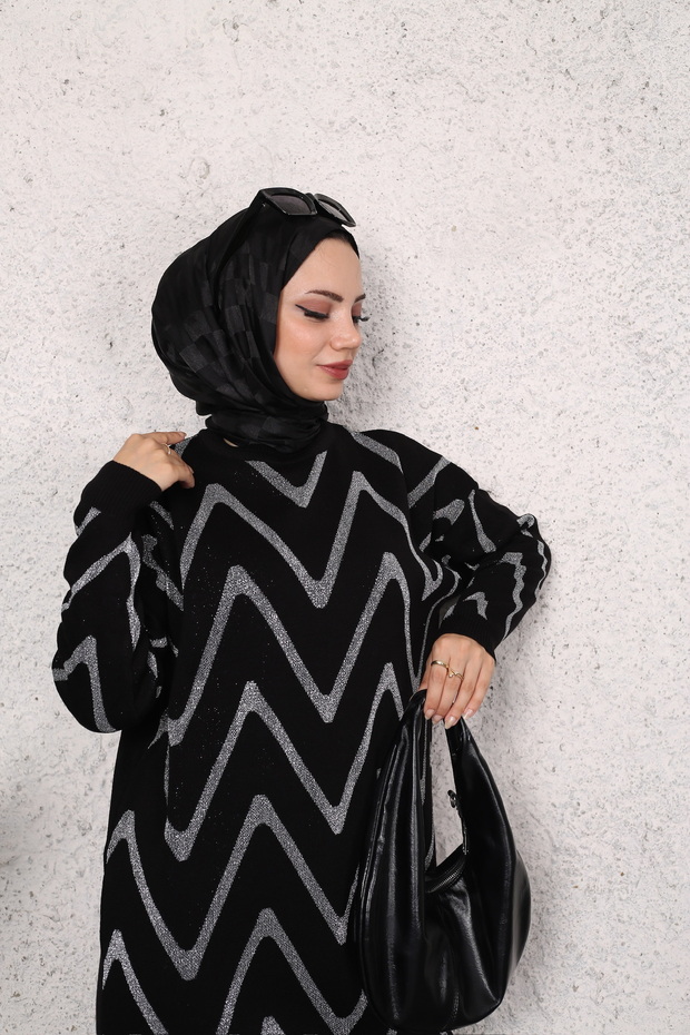 Simli Triko Tunik - 2