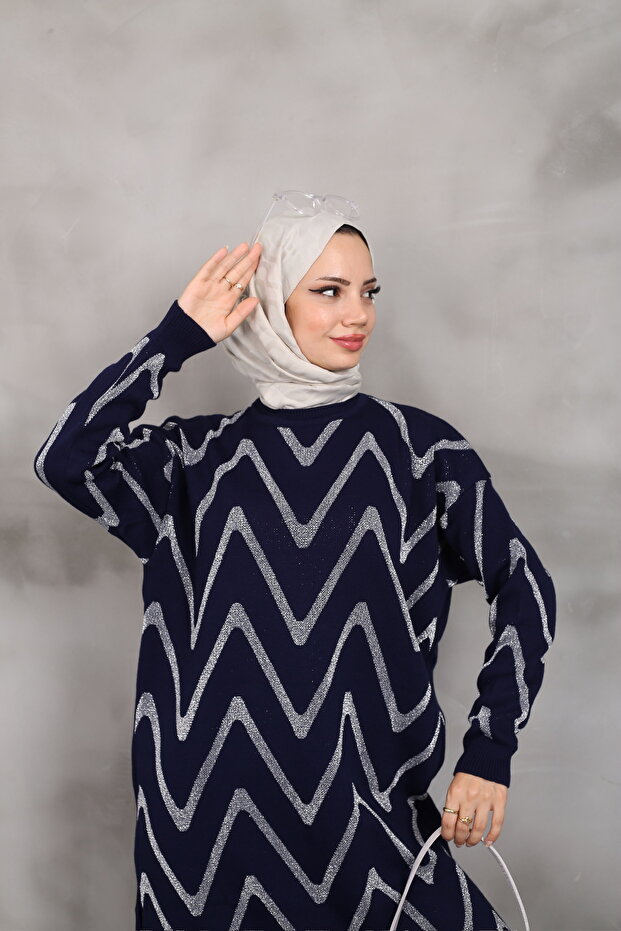 Simli Triko Tunik - 2