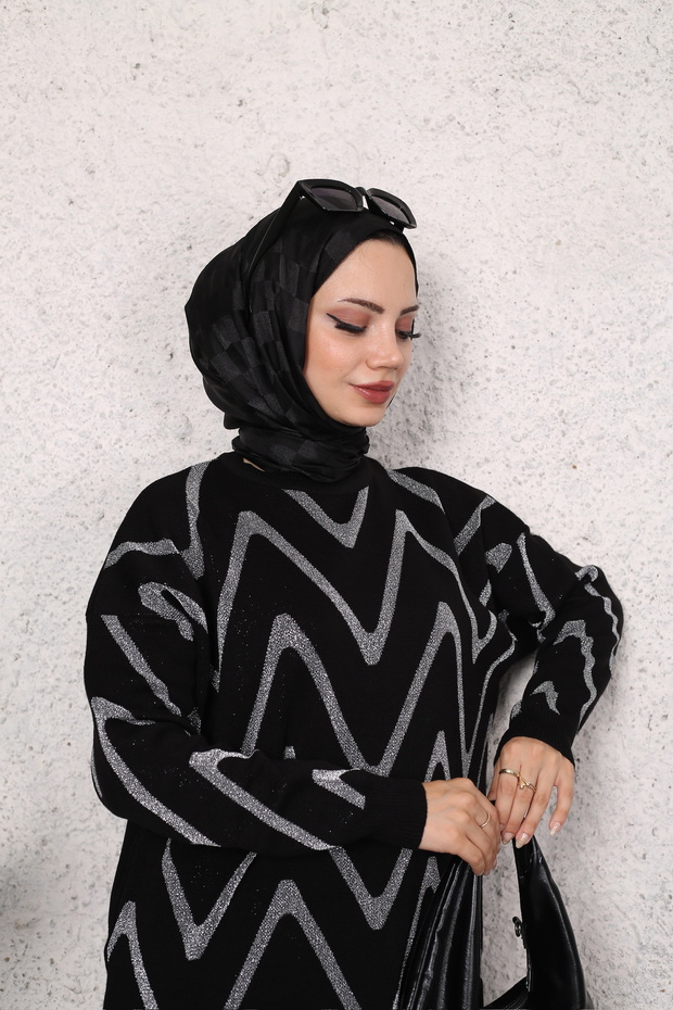 Simli Triko Tunik - 3