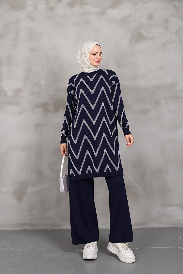 Simli Triko Tunik - 5