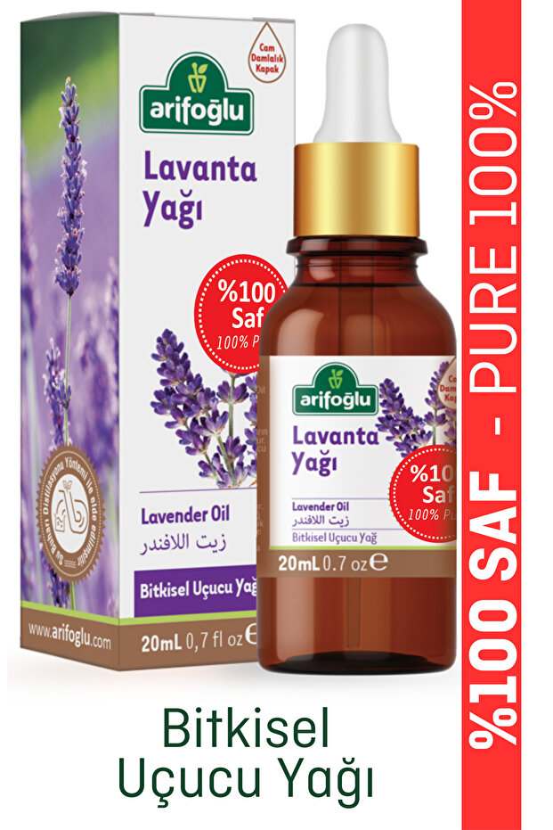 Lavanta Yağı 20ml %100 Saf Ve Doğal Lavender Oil - 1