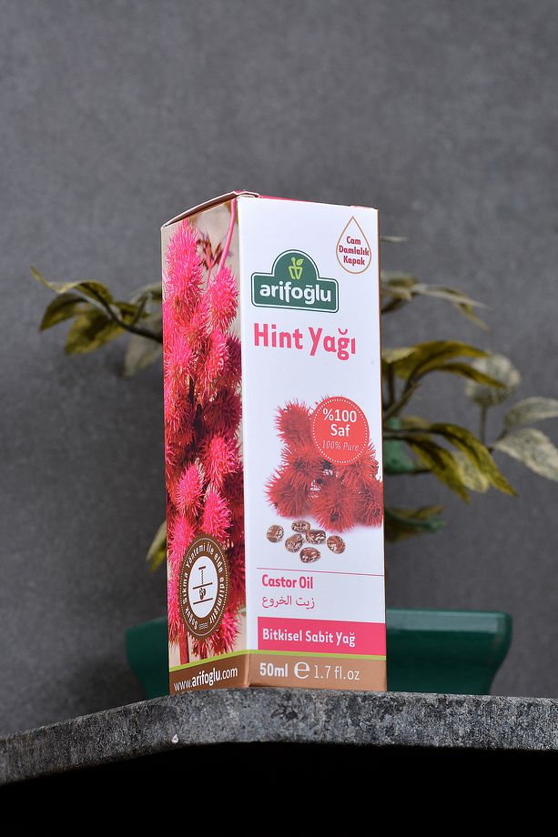 Hint Yağı Soğuk Sıkım 50ml %100 Saf ve Doğal Castor Oil - 3
