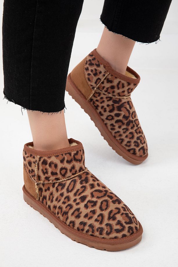 Leopar Kadın Bot & Bootie 20024 - 1