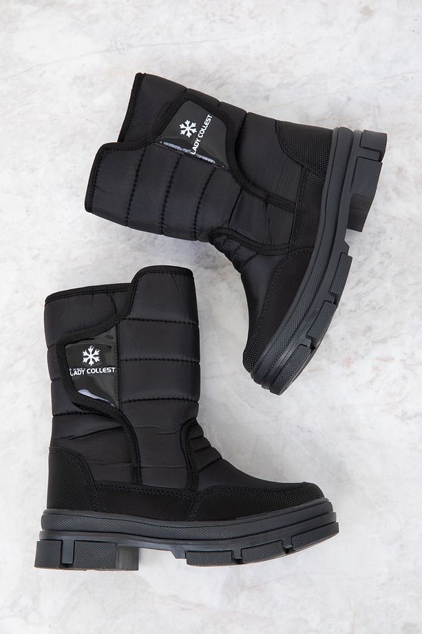 Siyah-Siyah Çocuk Bot & Bootie 20145 - 1