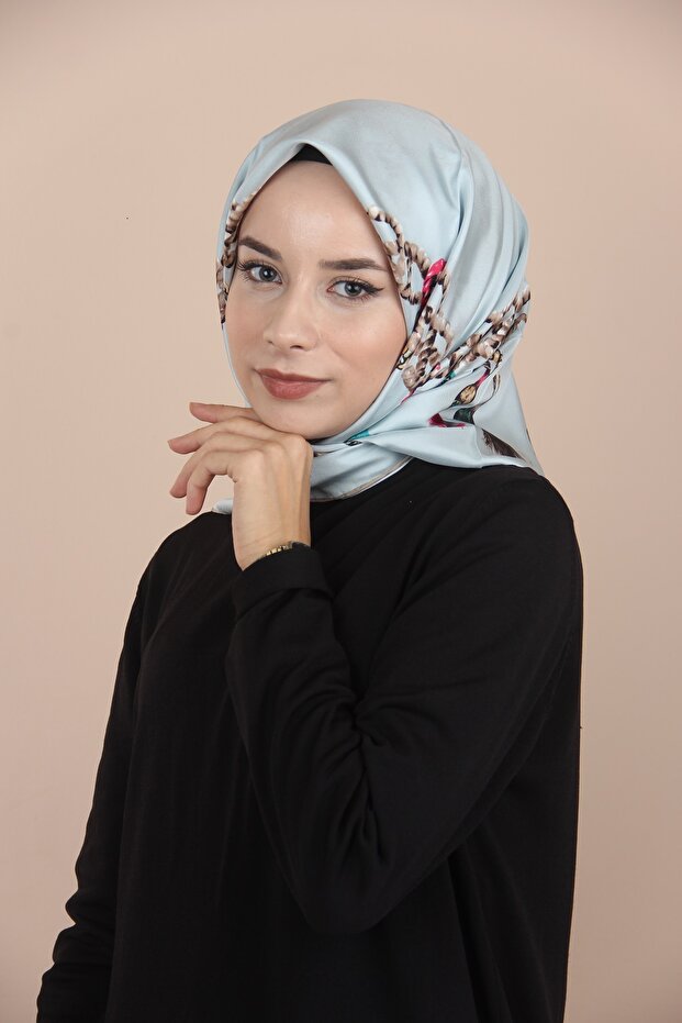 15 Sima İthal Twil İpek Eşarp - 4