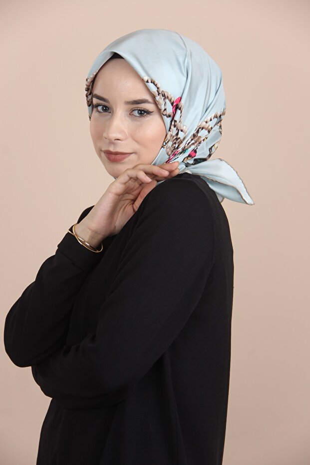 15 Sima İthal Twil İpek Eşarp - 1