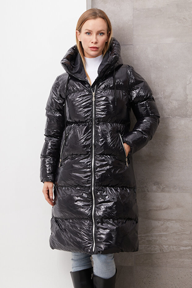 Shiny Puffer Jacket - 5