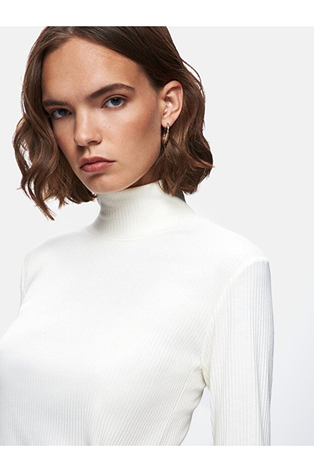 Beyaz Sweatshırt - 5