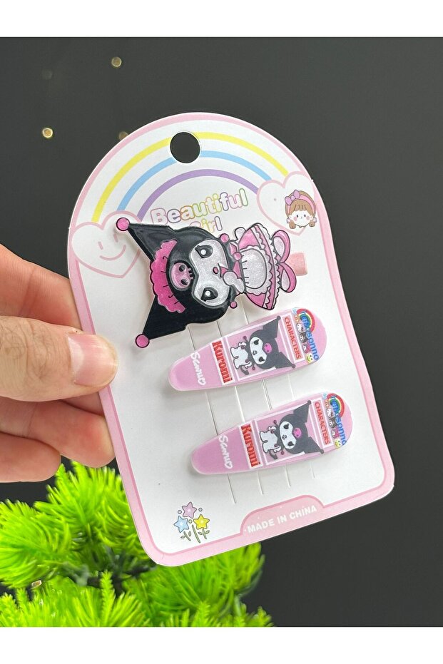 مجموعة من 5 مشابك تثبيت منقوشة من Karomi - 1