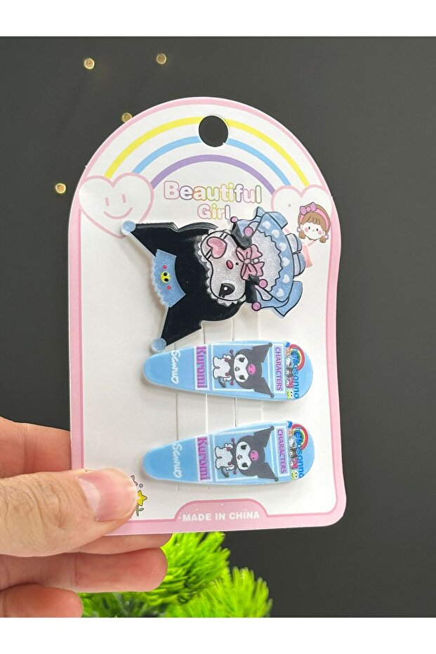 مجموعة من 5 مشابك تثبيت منقوشة من Karomi - 1