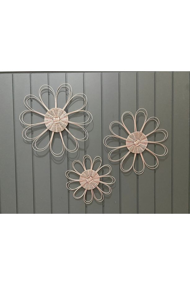 Bohem Rattan bambu hasır duvar süsü / duvar sepeti / duvar tabağı / İskandinav duvar süsü - 1