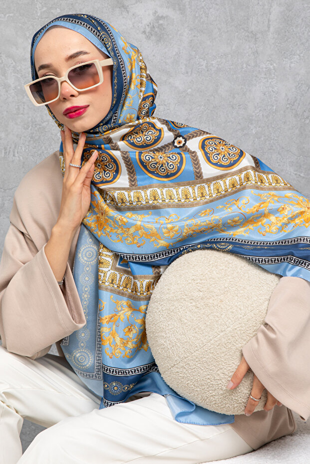 Silk Voile Shawl , Imported Fabric , High Quality & Italian Sewing